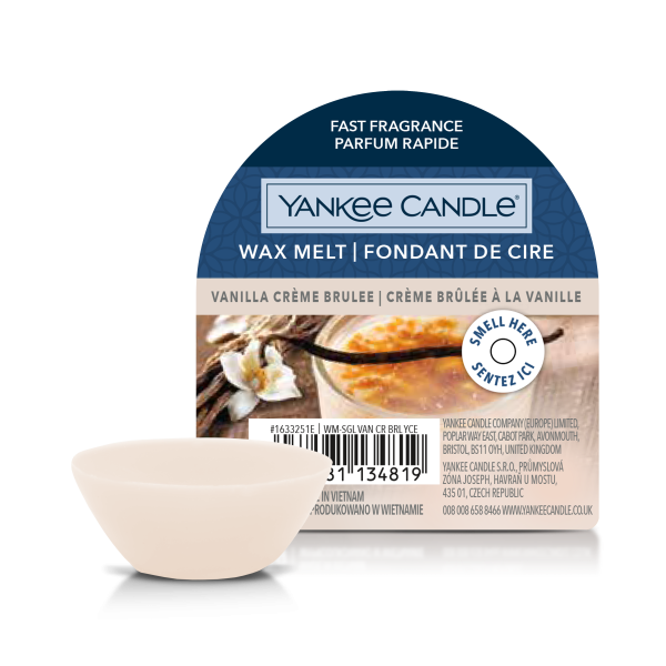 Yankee Candle Vanilla Crème Brulee Wax Melt 22 g Yankee Candle Vanilla Crème Brulee Wax Melt 22 g